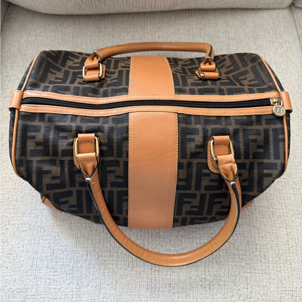 *Sold* Fendi zucca Boston bag vintage